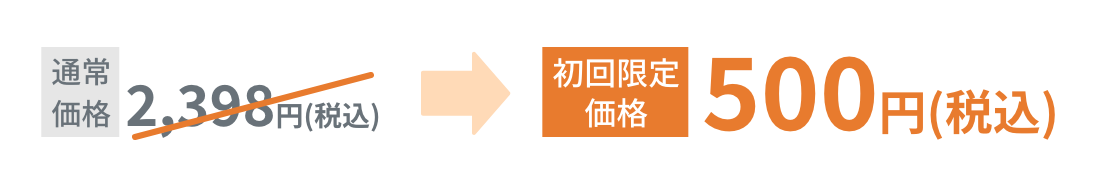 初回限定価格500円